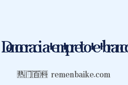 Democracia+em+preto+e+branco是什么意思的图片